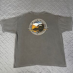 Vintage 00s Nature Lake Powell Tee Fishing Hunting Men's Size 2XL